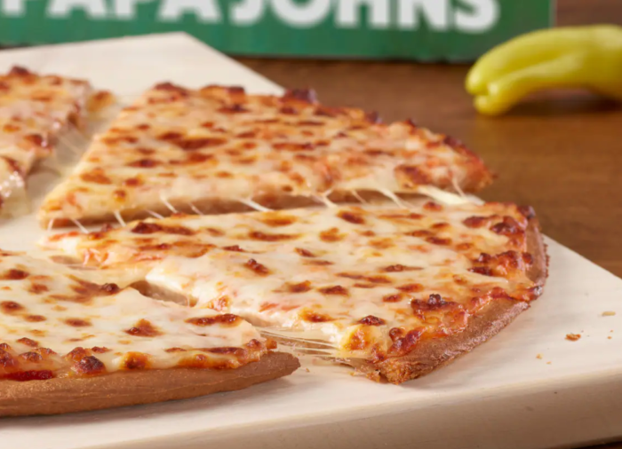 Papa john's cheese pizza nutrition facts