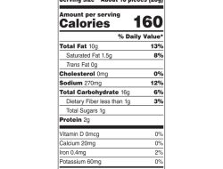 Cheetos Cheese Puffs Nutrition Facts