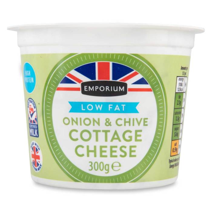 Aldi low fat cottage cheese nutrition