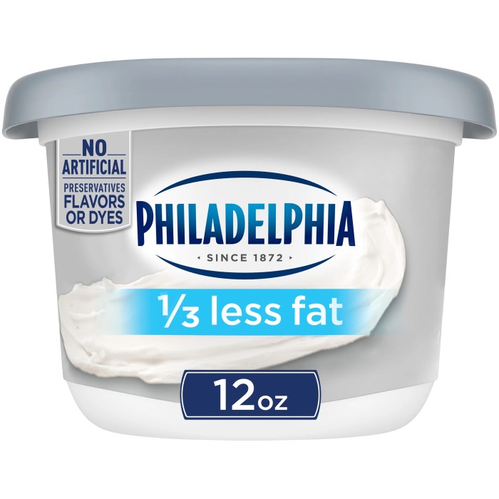 Nutrition light cream cheese