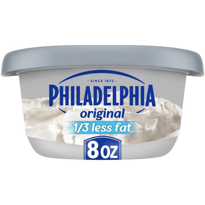 Nutrition light cream cheese