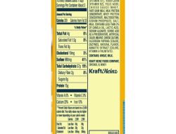 Velveeta Shells & Cheese Nutrition Label Your Guide