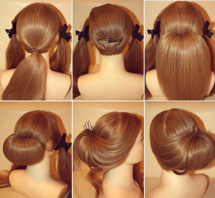 Step by step easy hairstyles for long hair