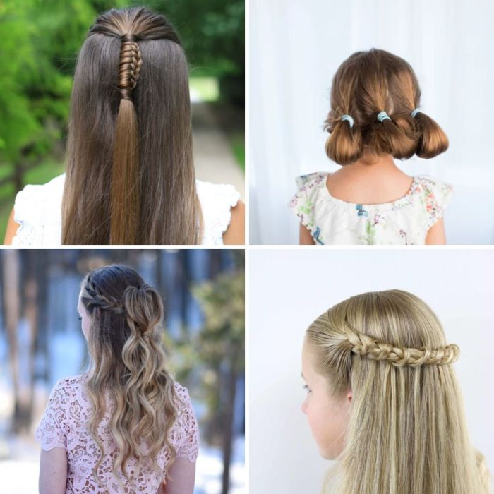 Cute hairstyles for girls with long hair