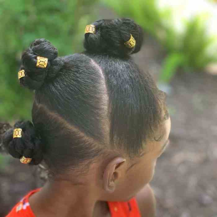 Ponytail hairstyles for natural black hair