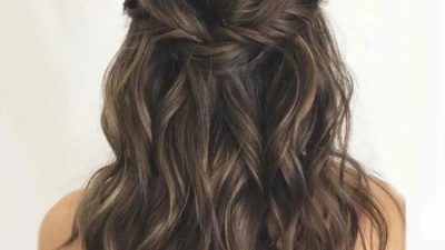 Down wedding hairstyles for long hair