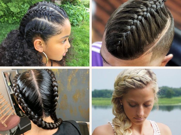 French braid hairstyles for black hair