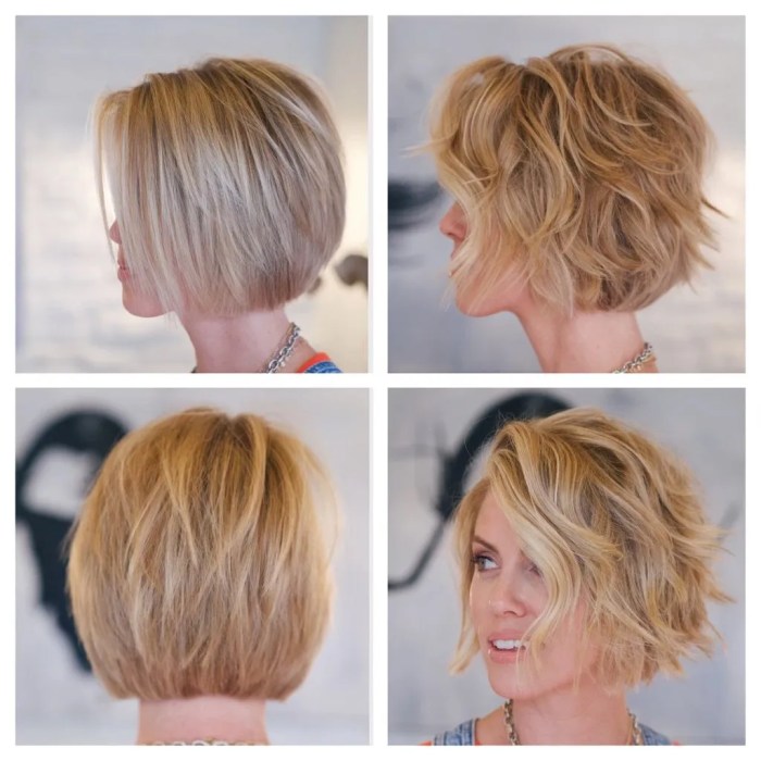 Hairstyles for short hair layered bobs