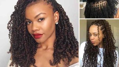 Kinky twist hairstyles long hair