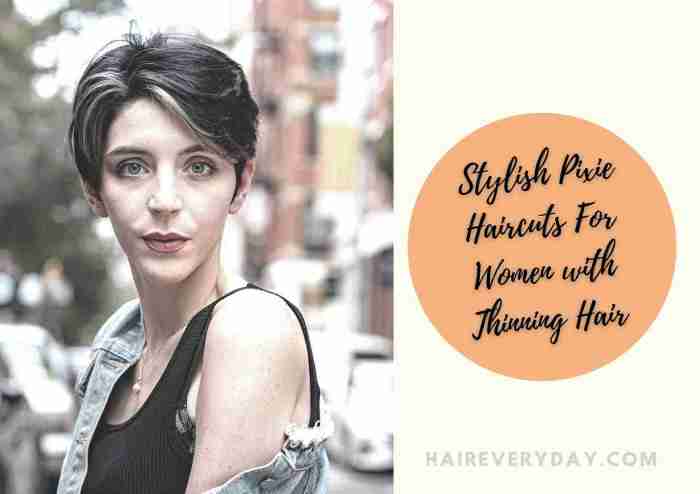 Long pixie hairstyles for fine hair