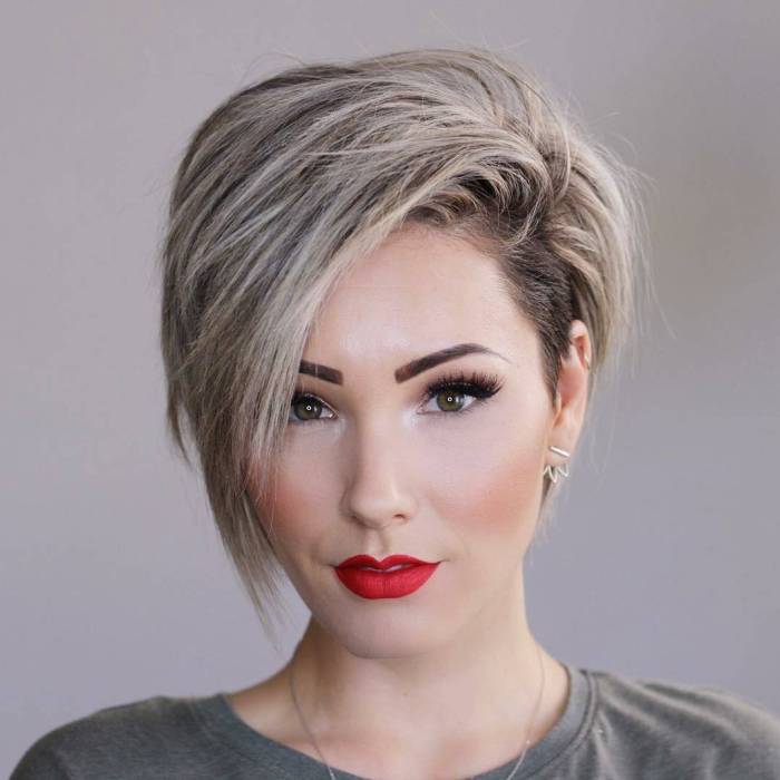 Short hairstyles for thick hair ladies