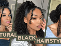 Natural Black Hair Ponytail Hairstyles