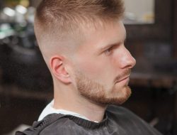 Hairstyle with Long Hair on Top, Short Sides