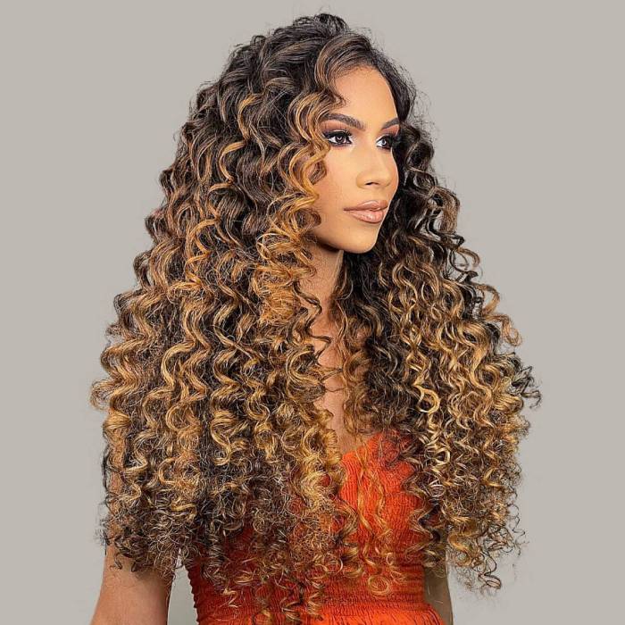 Curly hairstyles for women with long hair