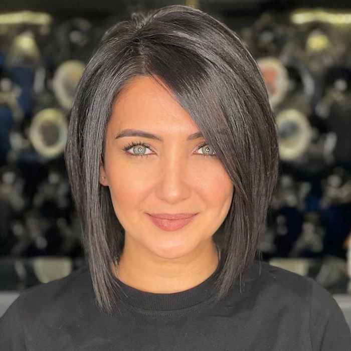 Short hair straight hairstyles