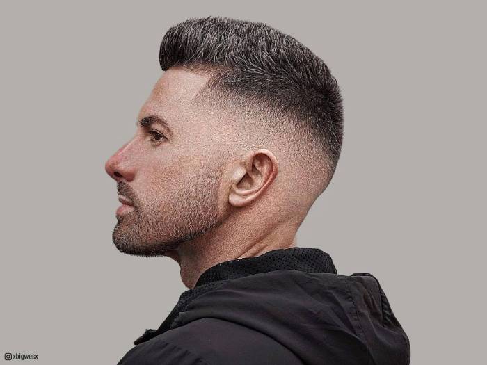 Men's hairstyles in short hair