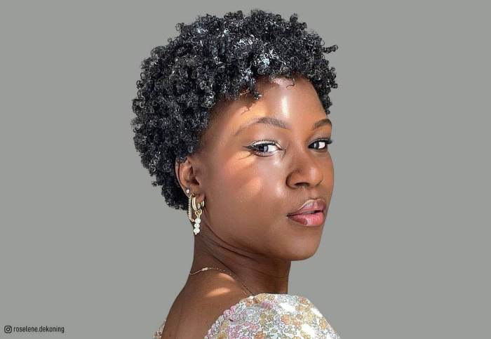 Natural hairstyles for short hair