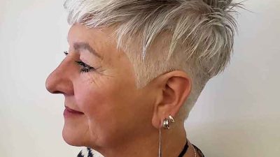 Short hairstyles for thin hair over 60